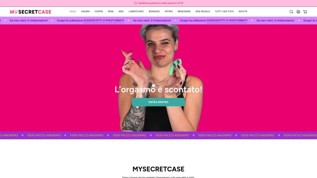 mysecretcase migliori sexy shop online