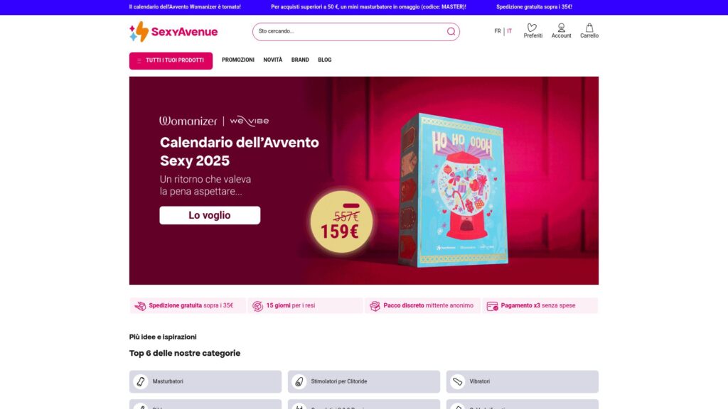 sexyavenue migliori sexy shop online